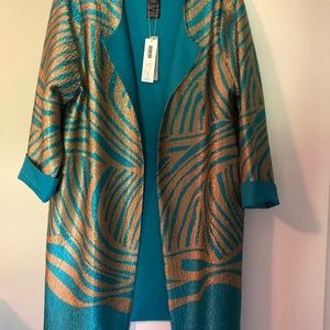 Chico’s size 3 Teal Travelers jacket